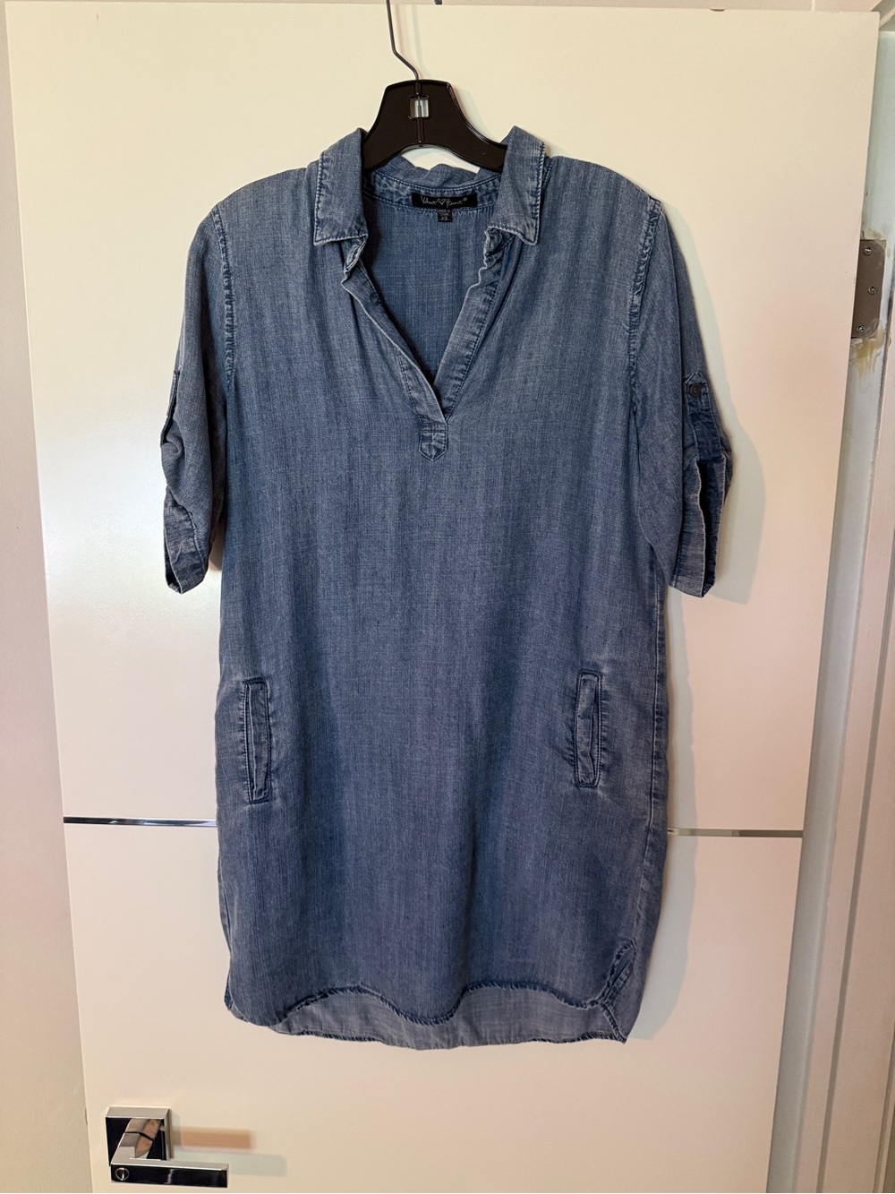 Lightwash Denim Tunic Dress - Picture 5 of 10